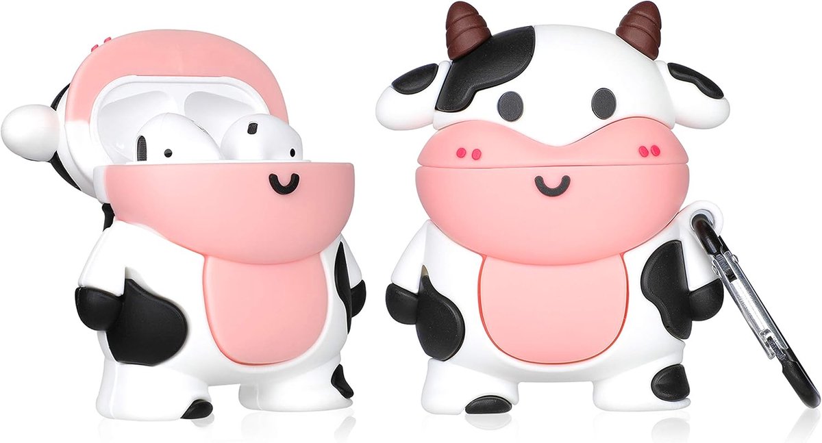 Airpod hoesje van siliconen met dierenprint