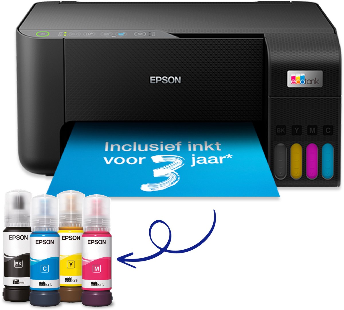 Epson EcoTank ET-2815 all-in-one printer met navulbare inkttanks