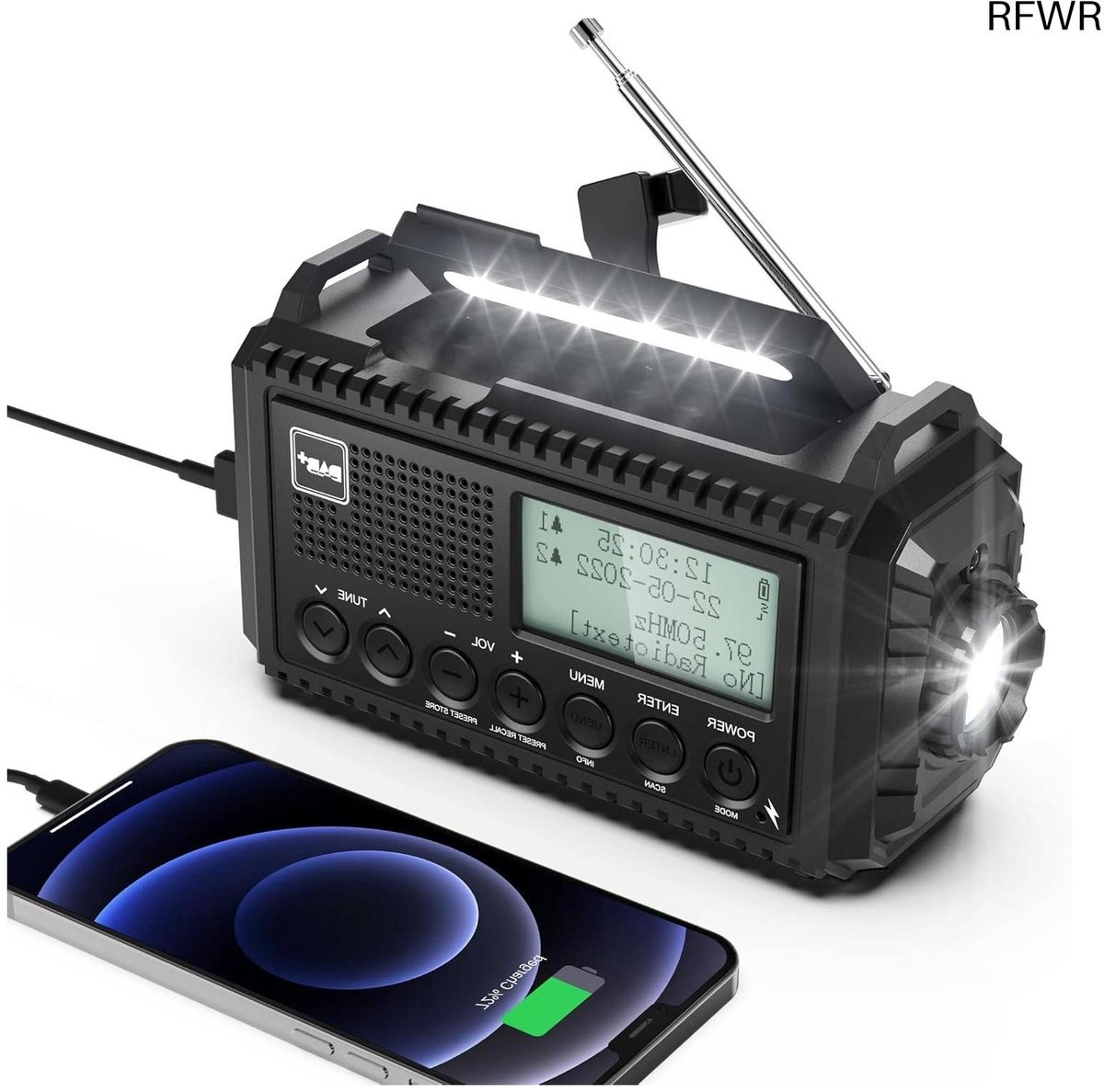 Bouwradio met accu en DAB ontvangst voor dagelijks gebruik