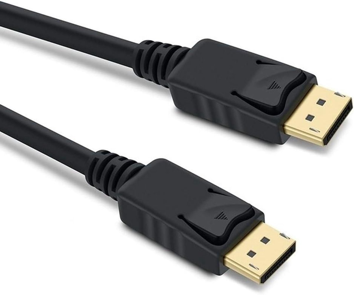DisplayPort 1.4-kabel met vergulde aansluitingen en 32,4 Gbps bandbreedte