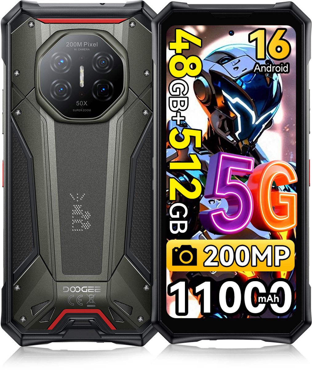 DOOGEE S300 PRO robuuste dual sim smartphone met 5G