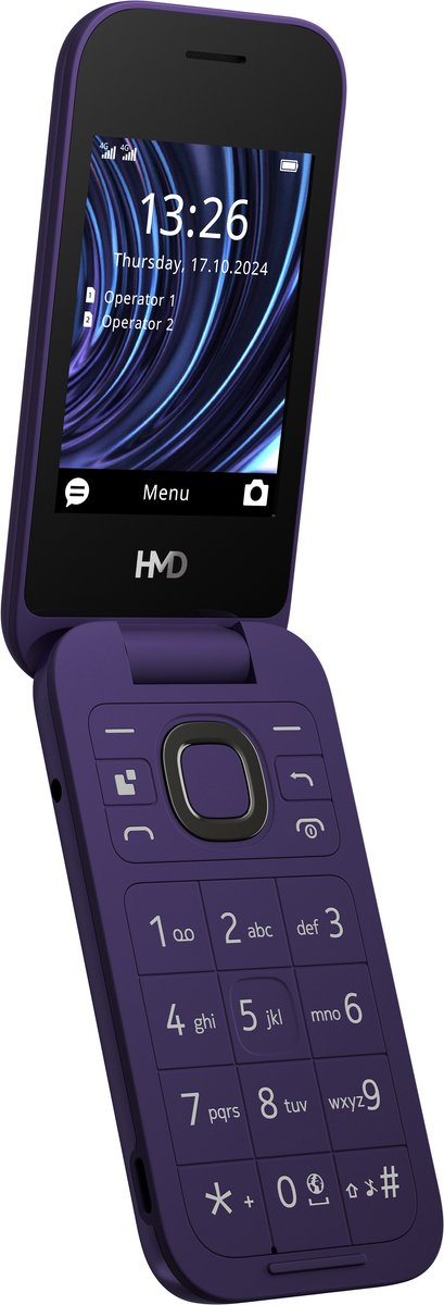 Nokia 2660 Flip klaptelefoon met dual sim