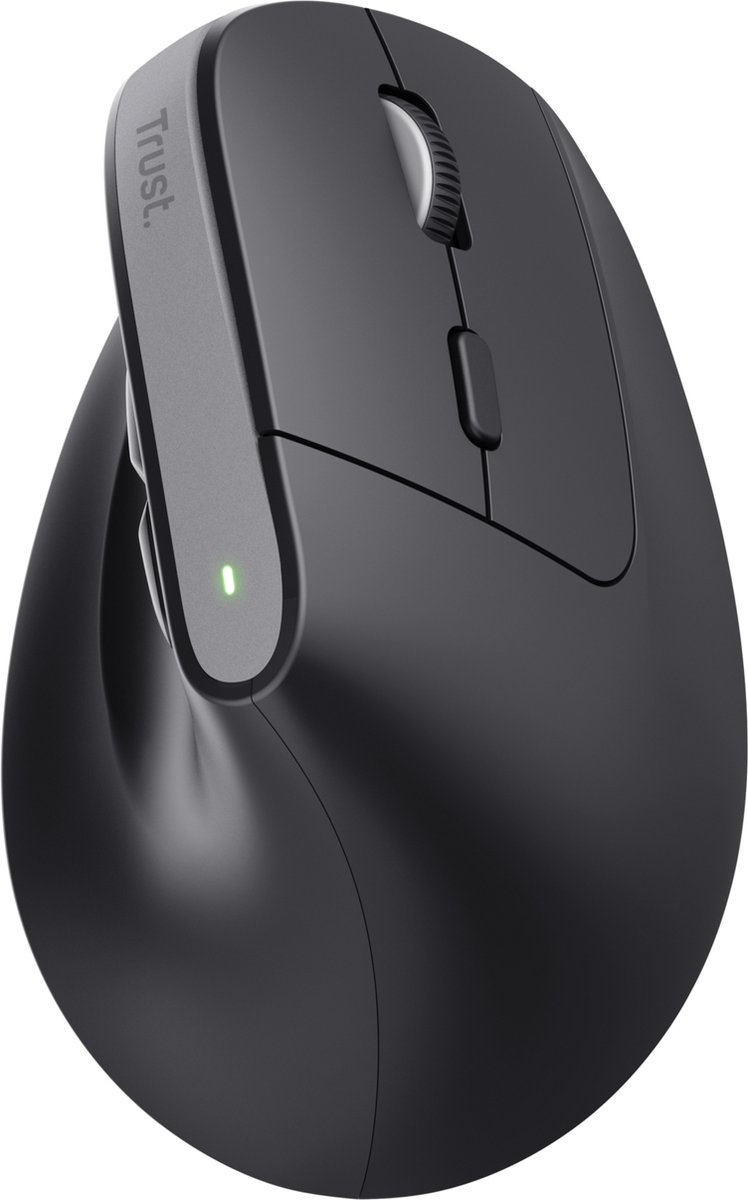 Trust Bayo+ verticale ergonomische muis in zwart