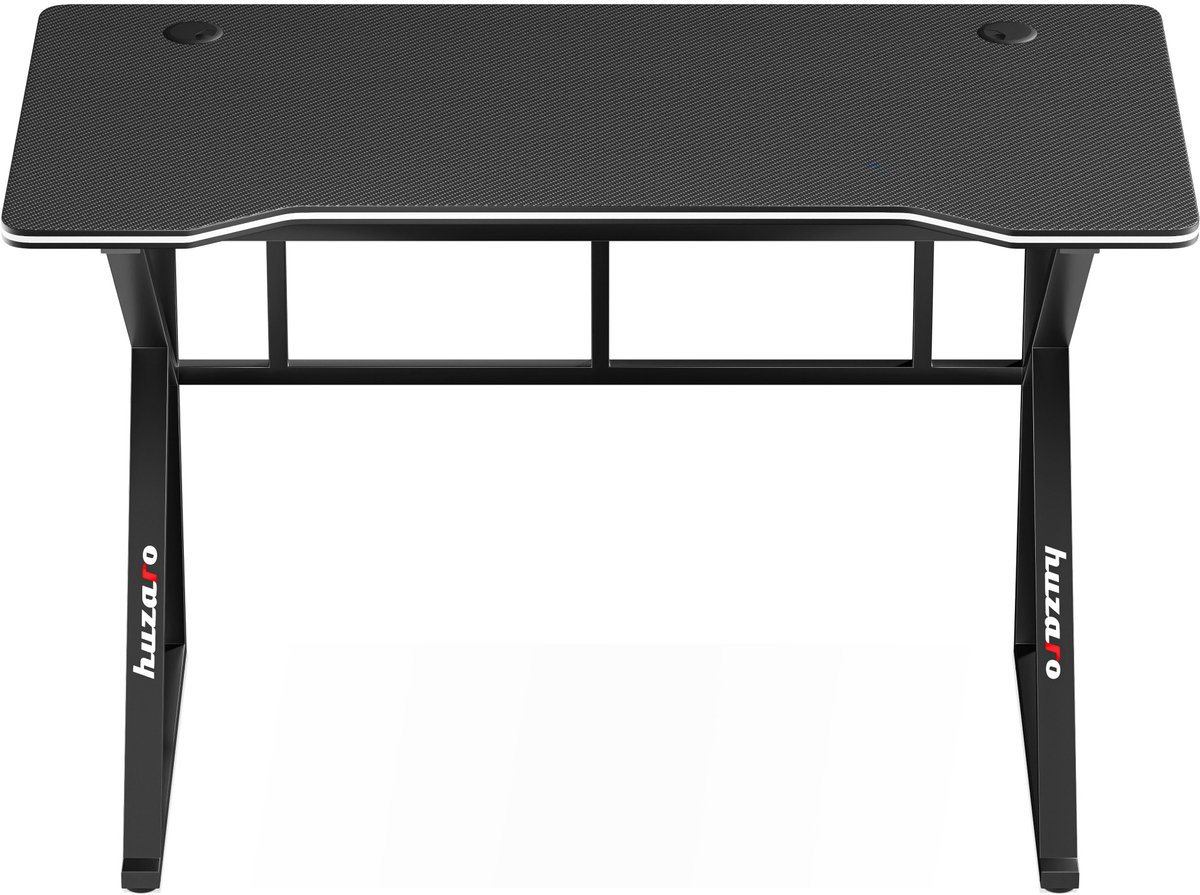 Huzaro Hero 1.6 gaming bureau in het zwart