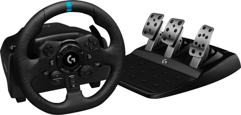 Logitech G923 TRUEFORCE gaming racestuur met force feedback