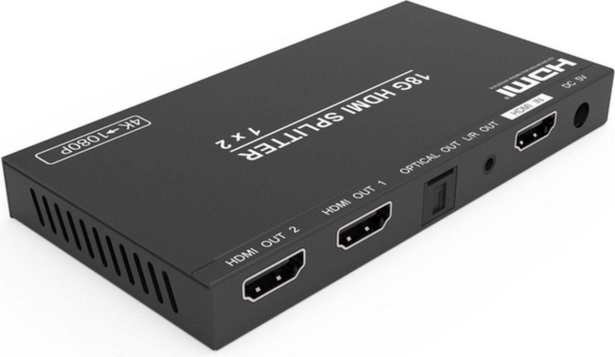 DVDO 4K 1x2 HDMI Splitter met audio-extractor
