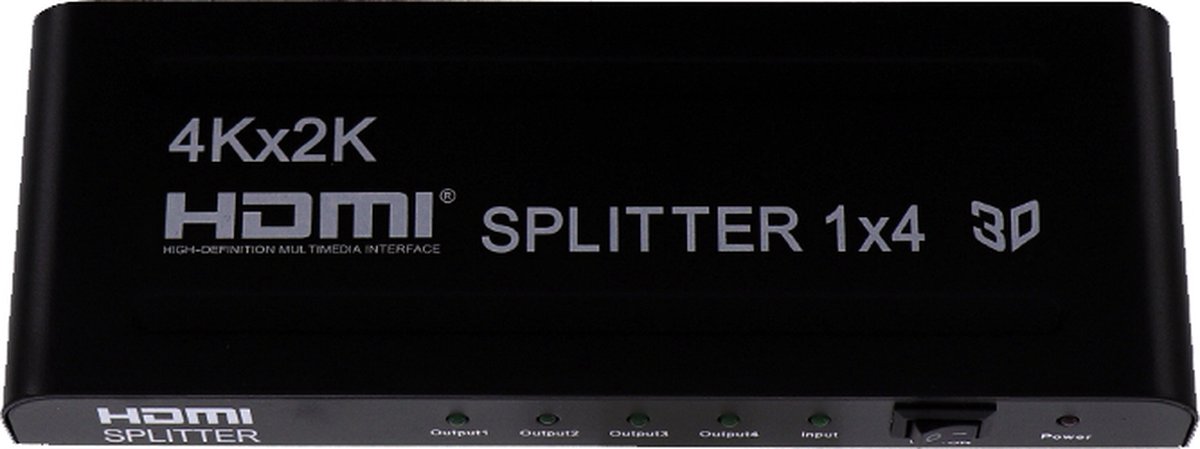 Eisenz HDMI Splitter 1x4 met vier uitgangen