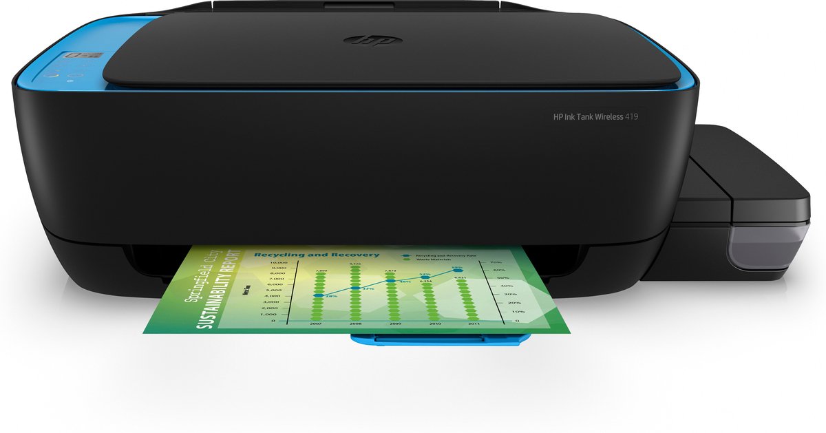 HP Ink Tank Wireless 419 inktjetprinter met navulbare tank