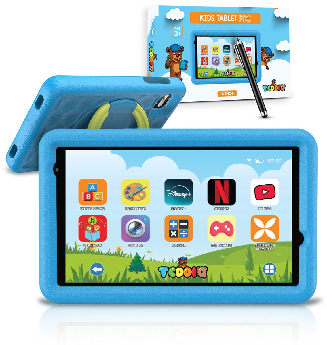 TeddiQ Kindertablet Pro met blauwlichtfilter scherm