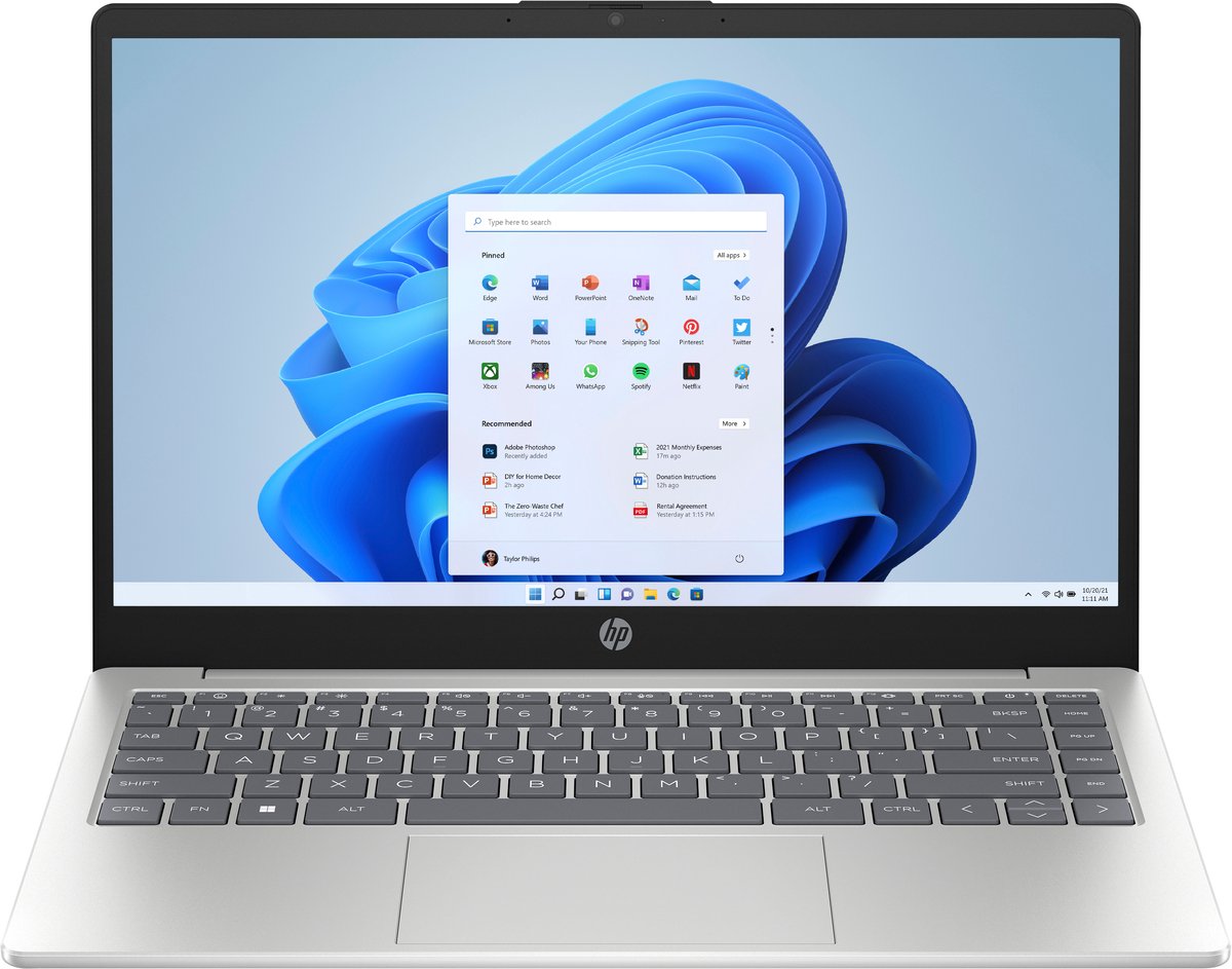 HP Laptop 14-ep1750ndx in compacte 14 inch behuizing