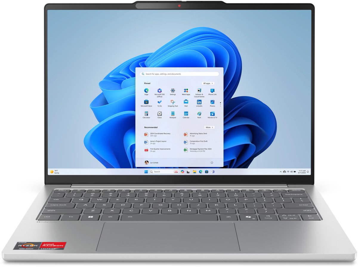 Lenovo IdeaPad Slim 5 13ARP10 13.3 inch laptop in grijs