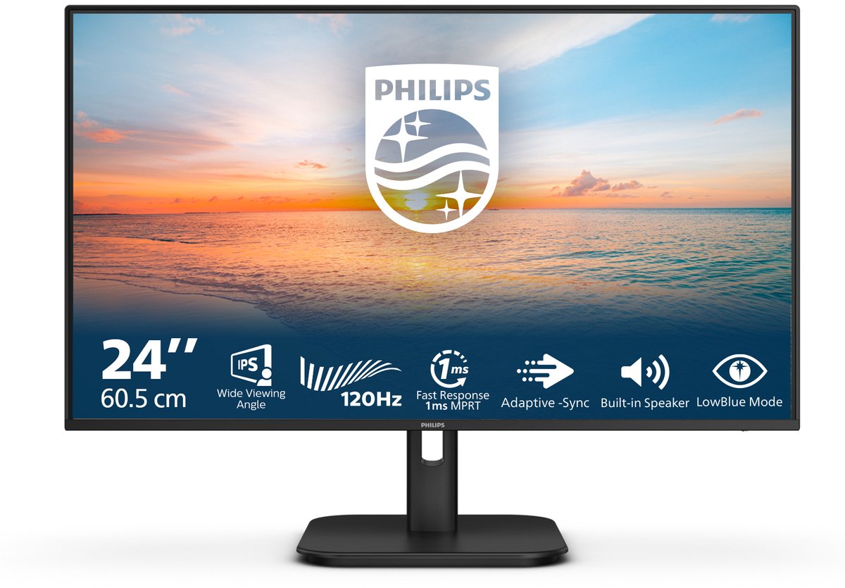 Philips 24E1N1200A 24 inch Full HD IPS monitor met HDMI
