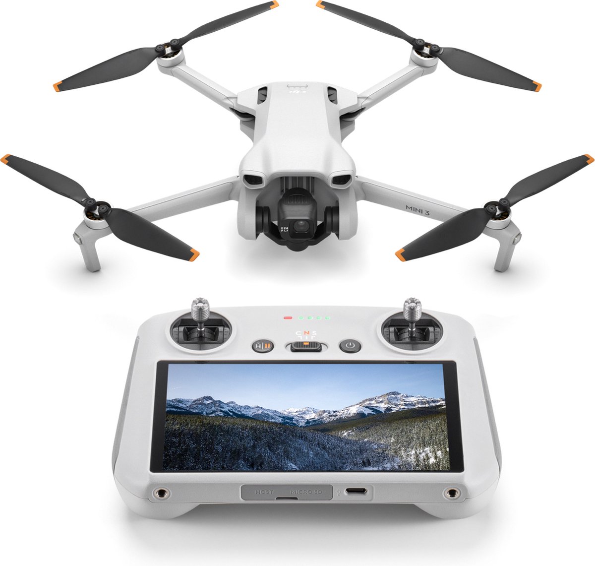 DJI Mini 3 drone met camera en DJI RC Smart Controller
