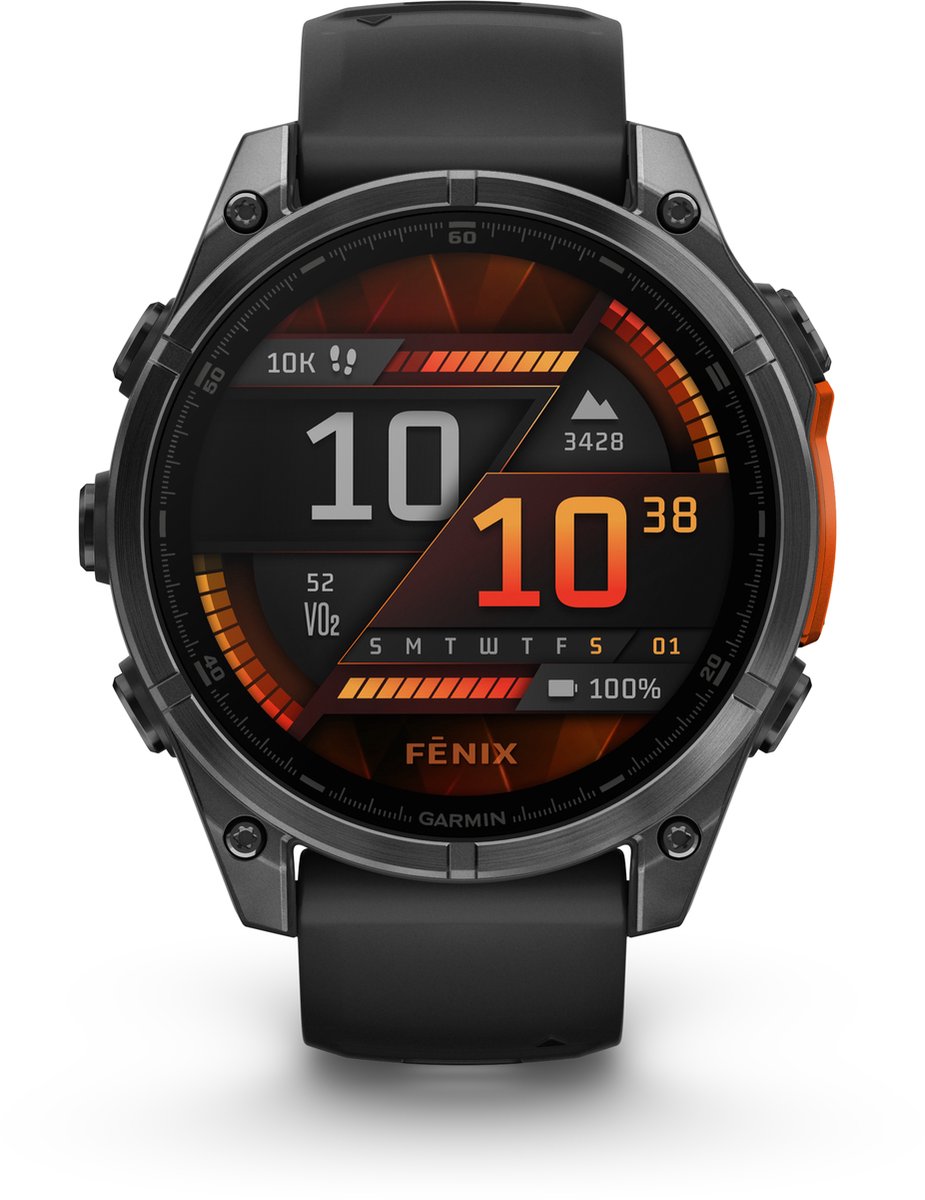 Garmin fenix 8 47mm multisport smartwatch met AMOLED-scherm