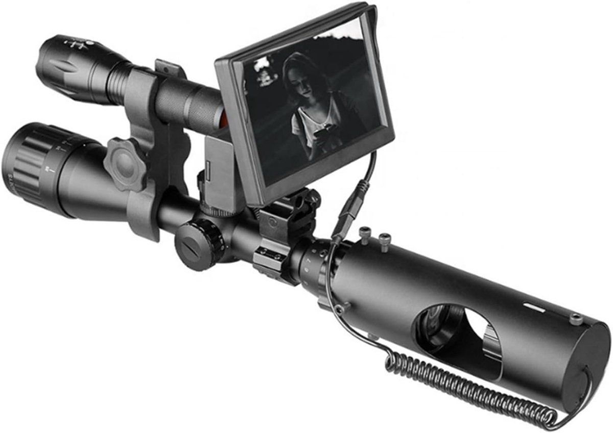 Infrarood nachtzichtcamera met 5 inch HD-scherm