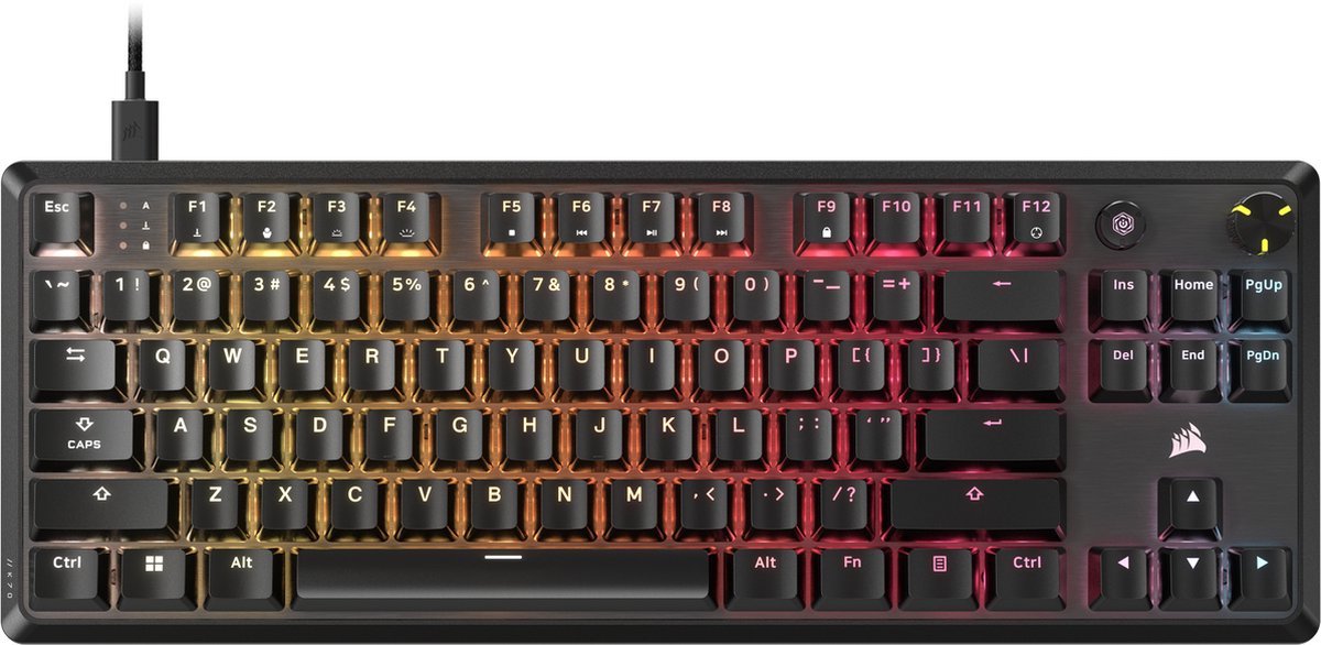 Corsair K70 CORE TKL mechanisch toetsenbord met RGB-verlichting