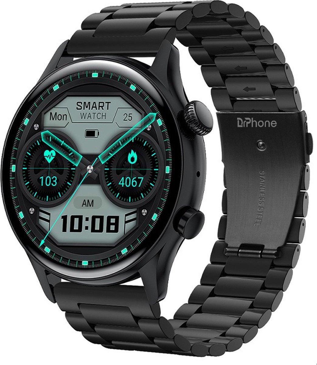 DrPhone DTX Ultra smartwatch met AMOLED-scherm en always-on display