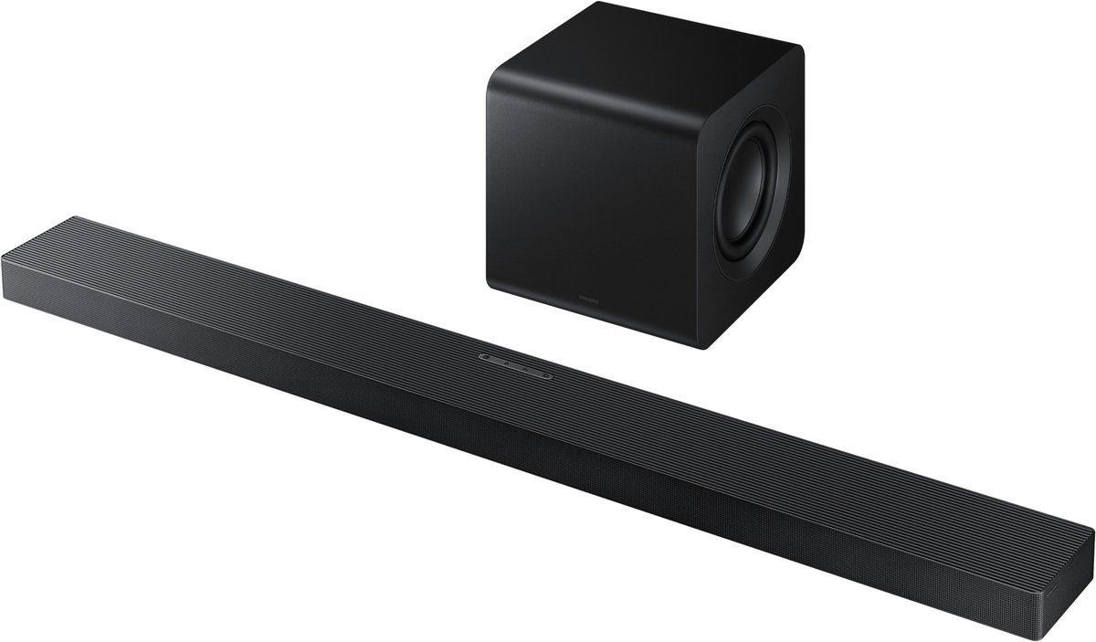 Samsung HW-Q700B soundbar met kubusvormige draadloze subwoofer