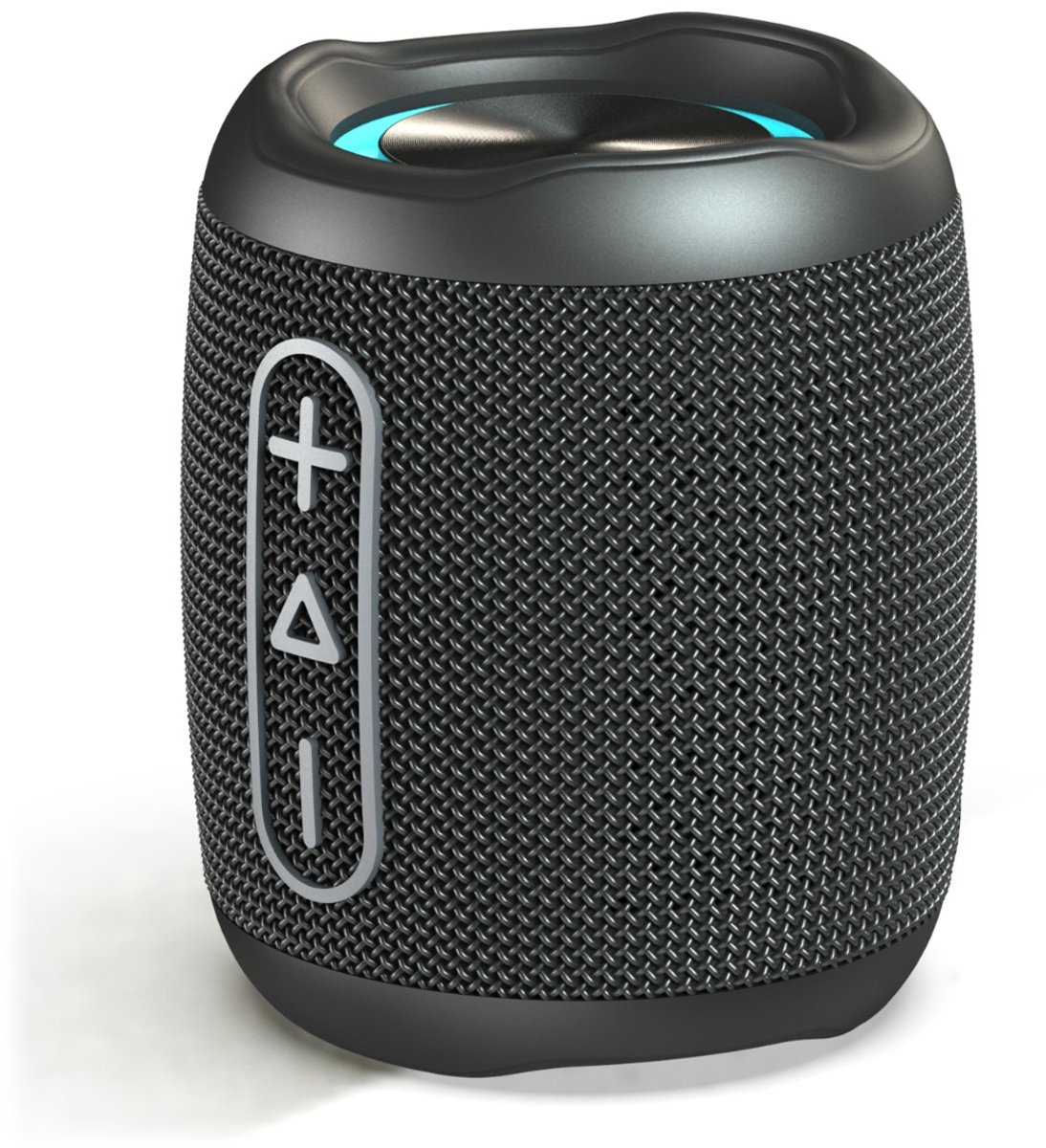 Sound & Vision BS-0200BLK cilindervormige draadloze speaker in donkergrijs stof