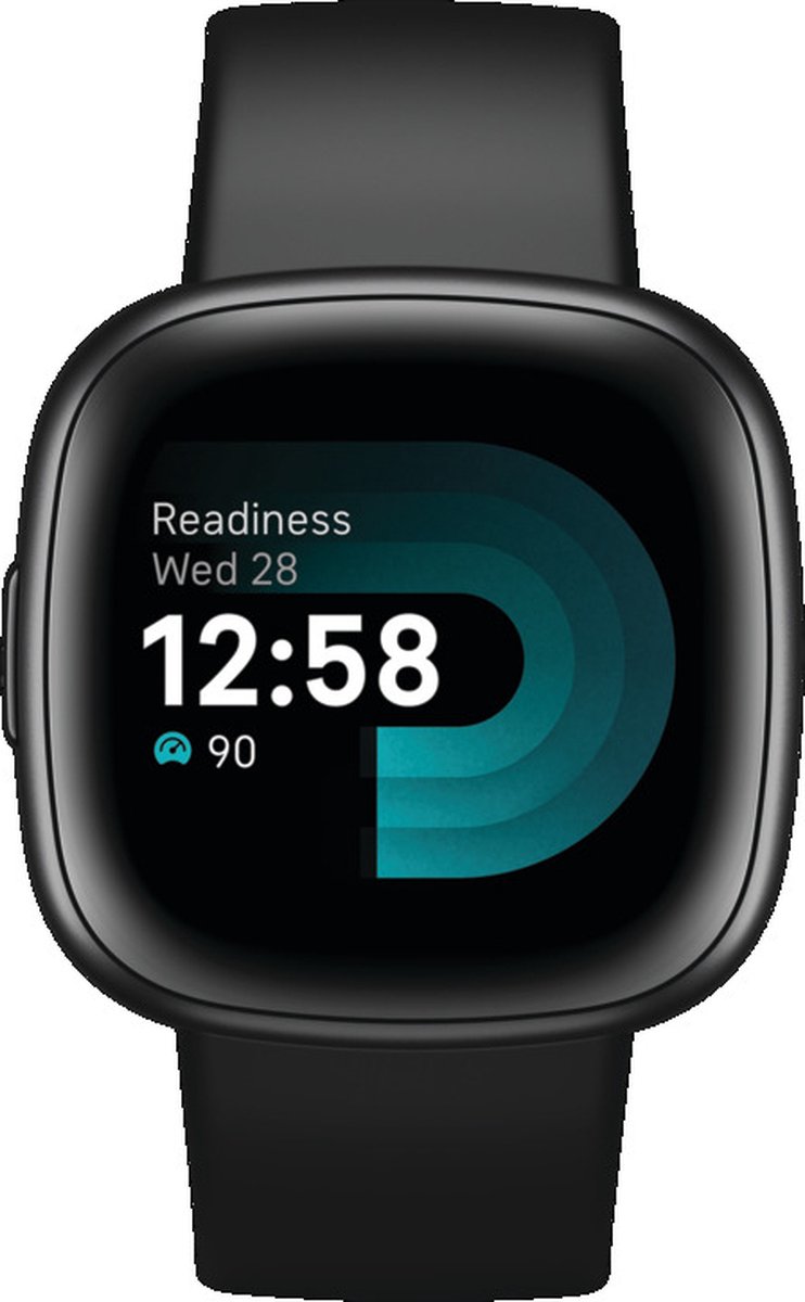 Fitbit Versa 4 smartwatch in het zwart