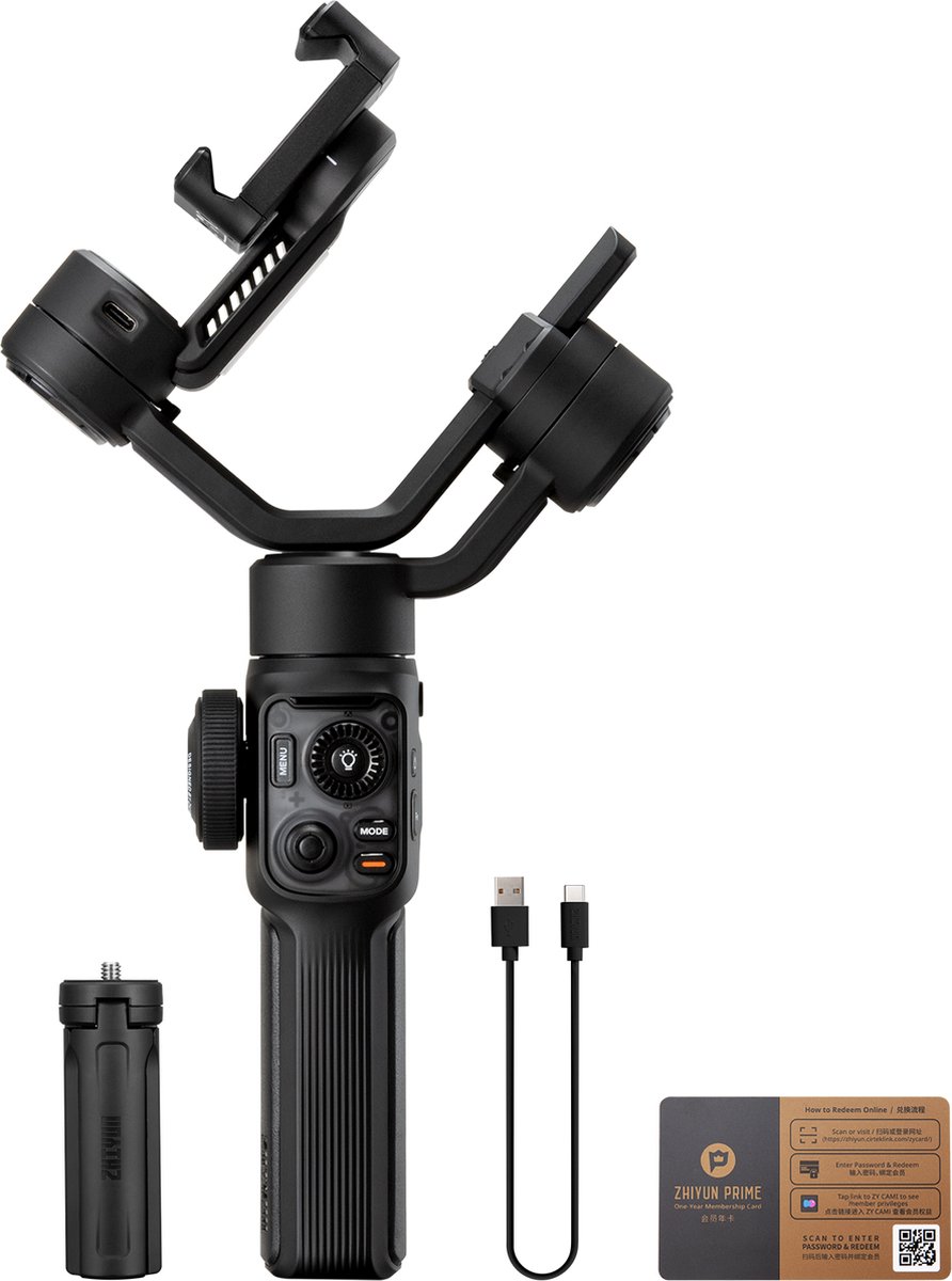 Zhiyun Smooth 5S AI smartphone gimbal, 3-assig