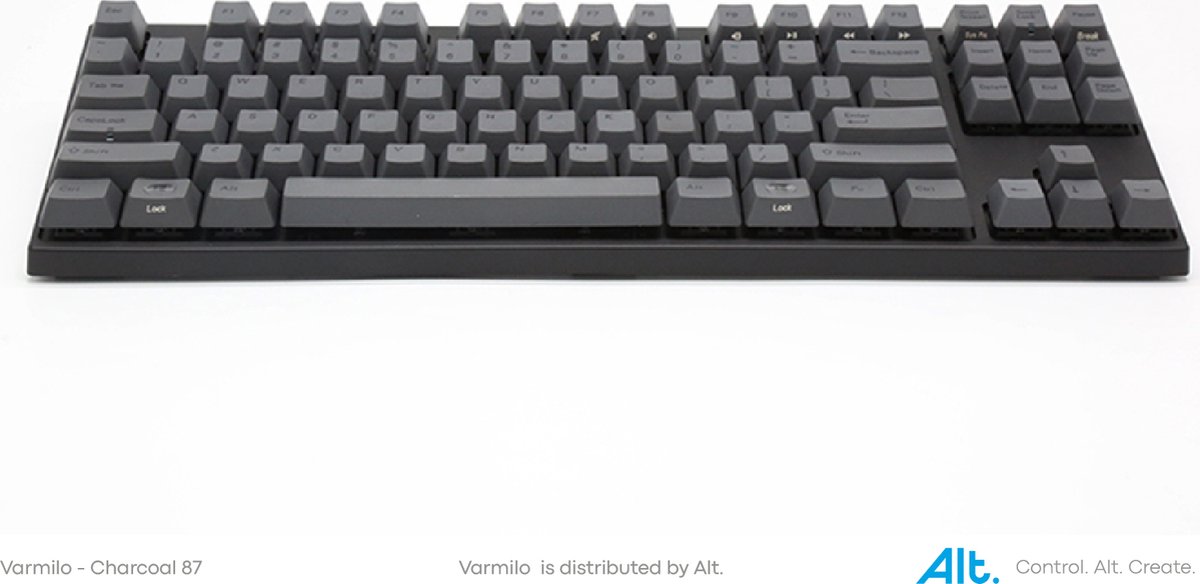 Varmilo VEA87 Charcoal TKL mechanisch toetsenbord met Cherry MX Brown-schakelaars