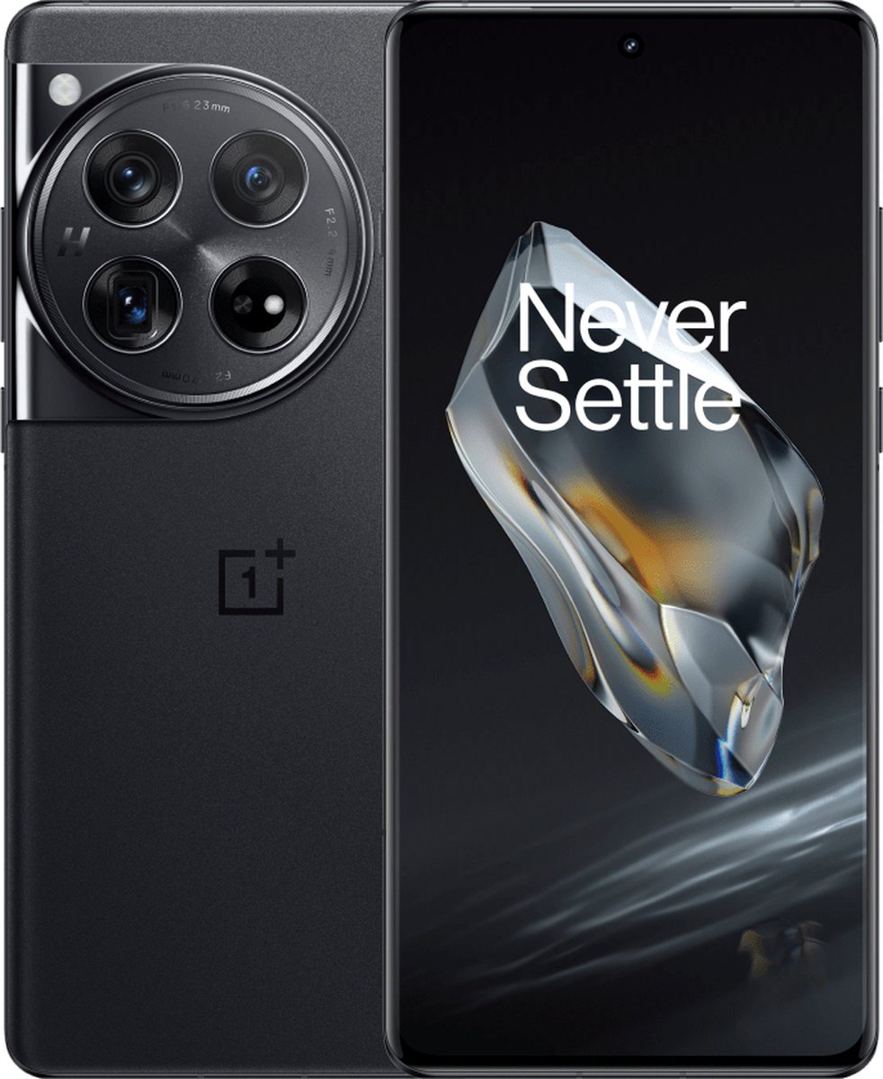 OnePlus 12 smartphone in de kleur Silky Black