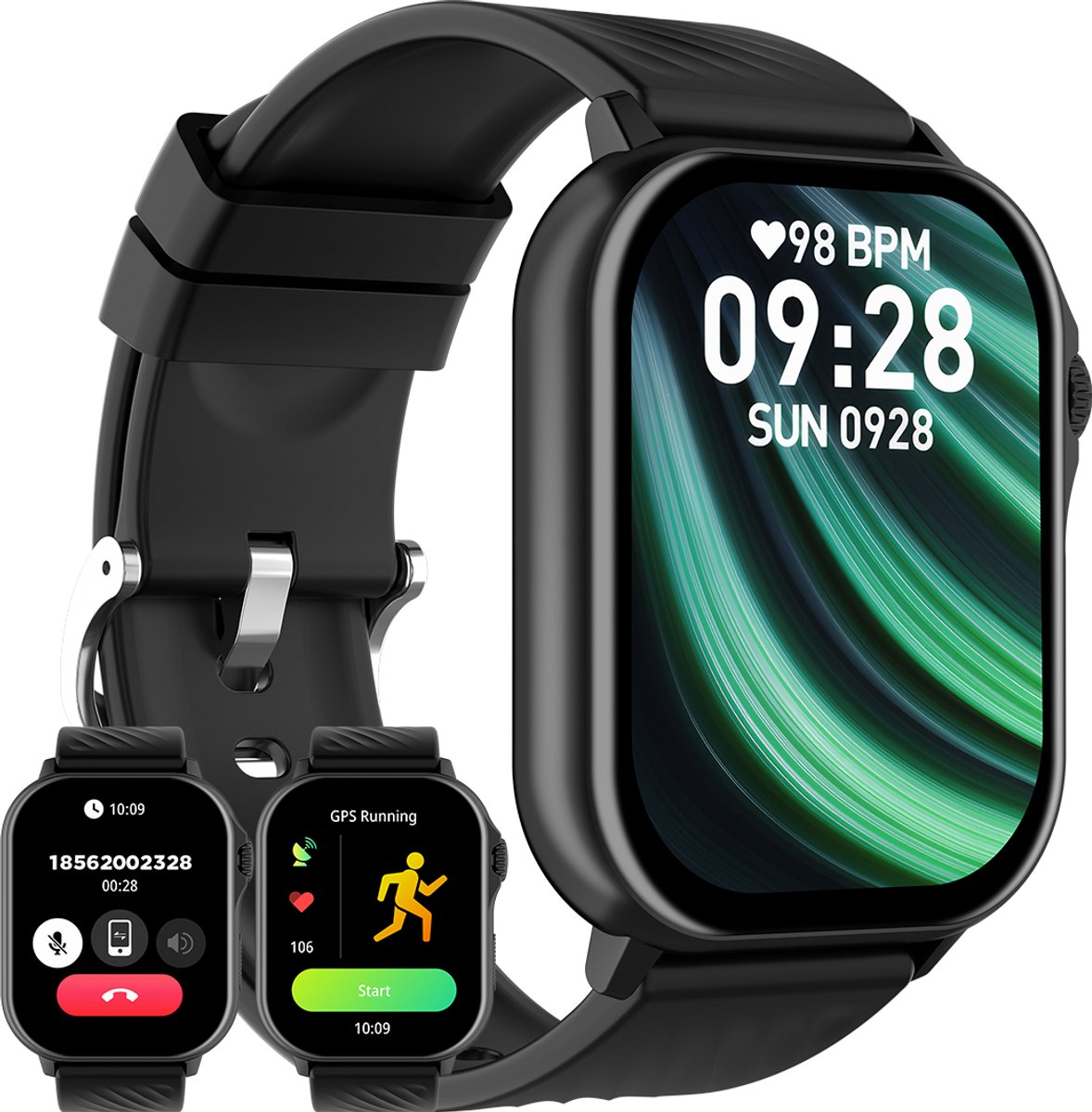 Denver Smartwatch SWG159 met hartslagmeter en saturatiemeter