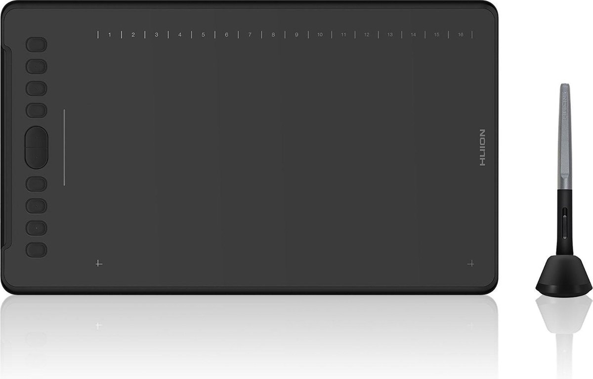Huion Inspiroy H1161 grafische tekentablet in het zwart