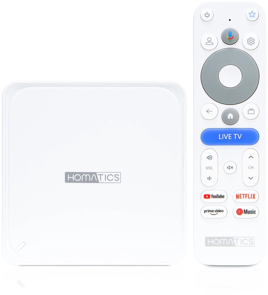 Homatics Box Lite 4K V2 Google TV mediaspeler