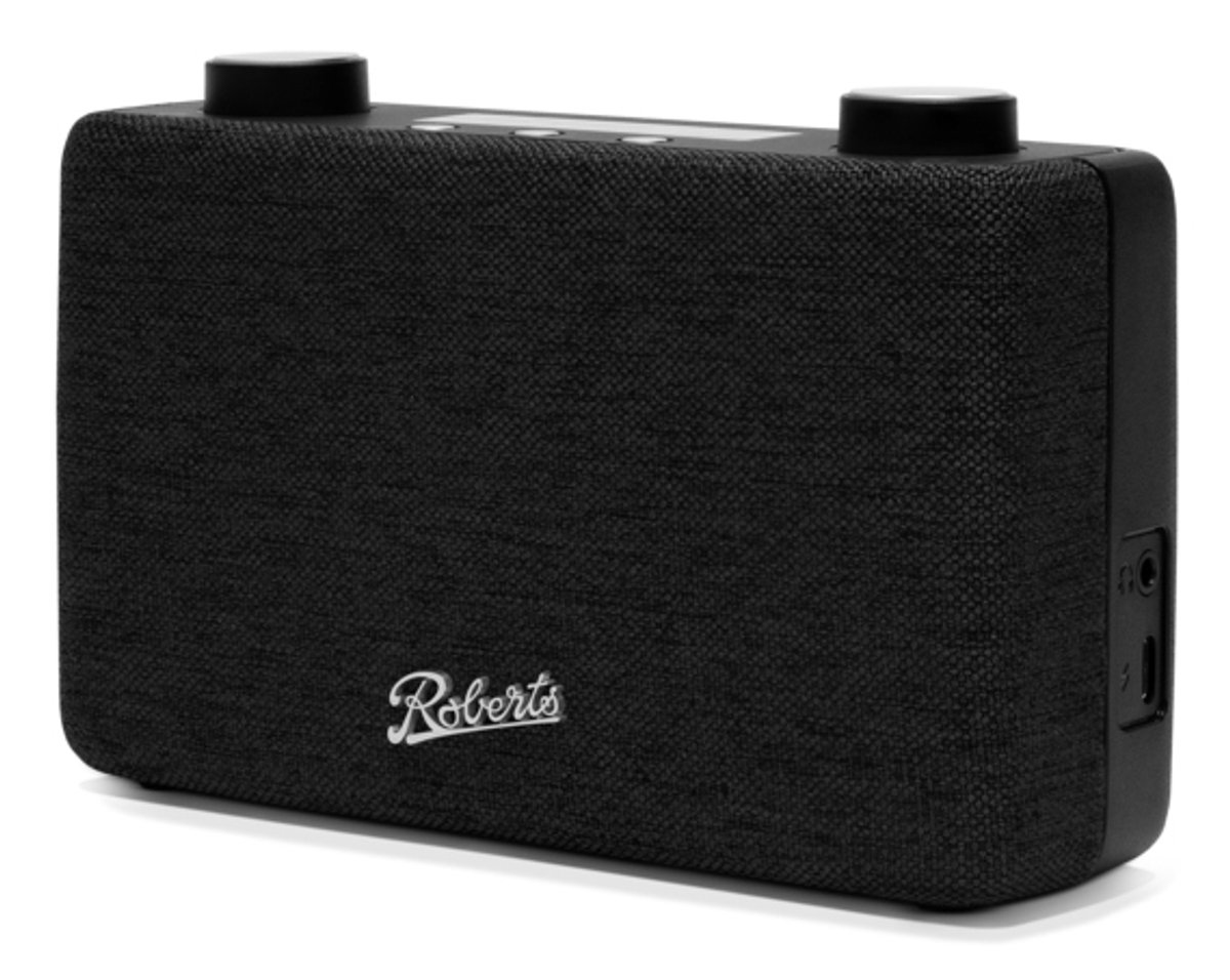 Roberts Play 11 draagbare dab-radio in het zwart