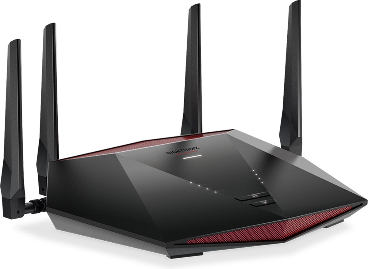 Netgear Nighthawk XR1000 gaming router in het zwart