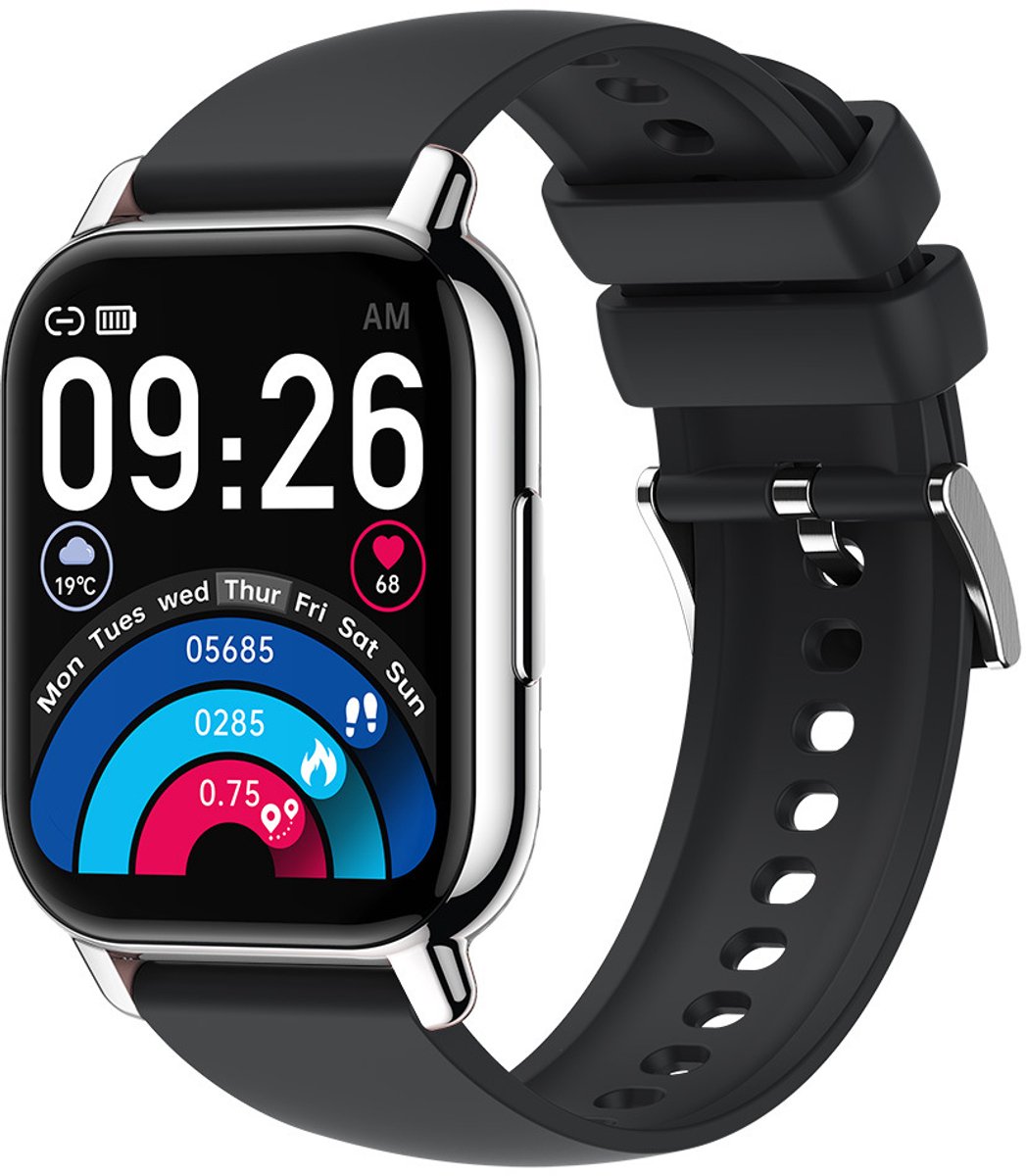 Lazy Cat smartwatch met bloeddruk-, hartslag- en zuurstofmeting