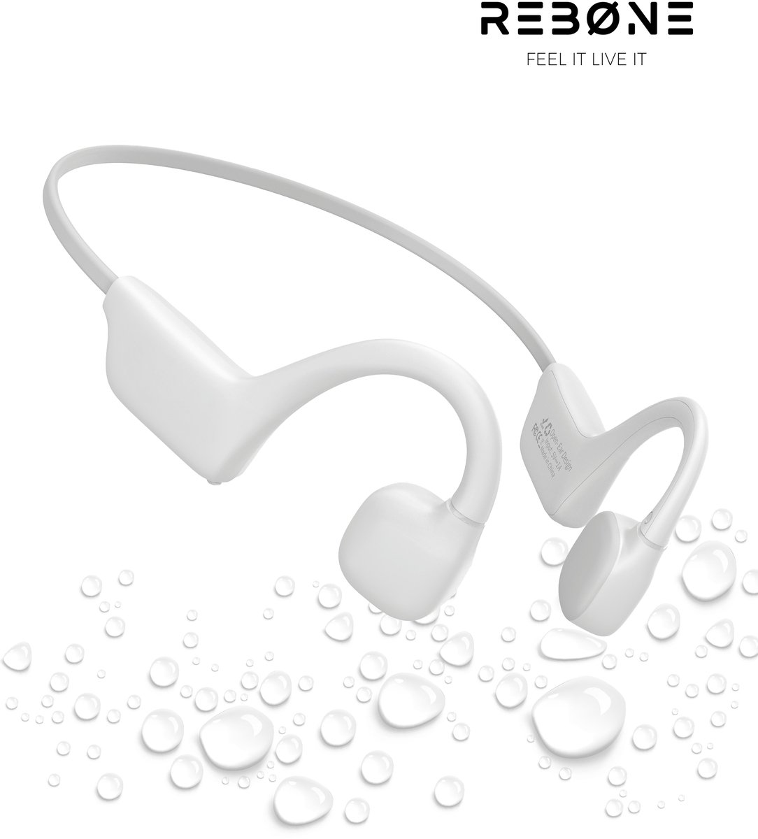 REBØNE Core bone conduction hardloop-oordopjes, open ear