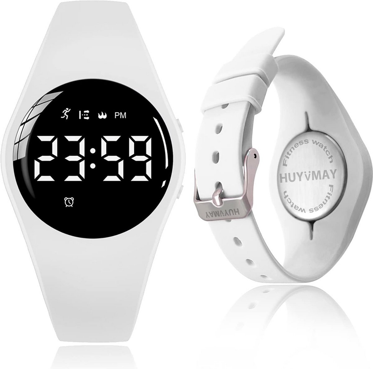 Stappenteller horloge waterdicht IP68 zonder app met 20 dagen batterijduur