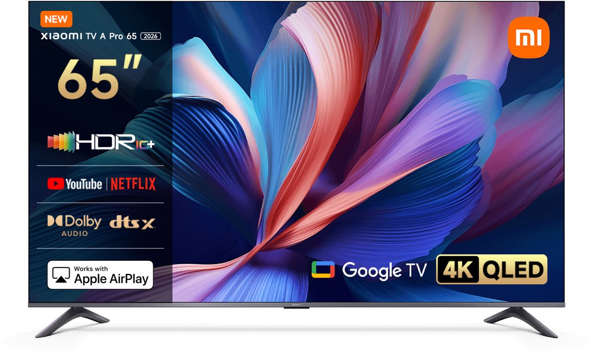 Xiaomi TV A Pro 2026 65 inch 4K QLED televisie