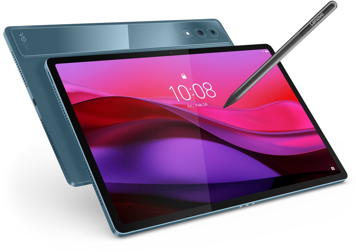 Lenovo Yoga Tab Plus Android tablet in de kleur Blauwgrijs
