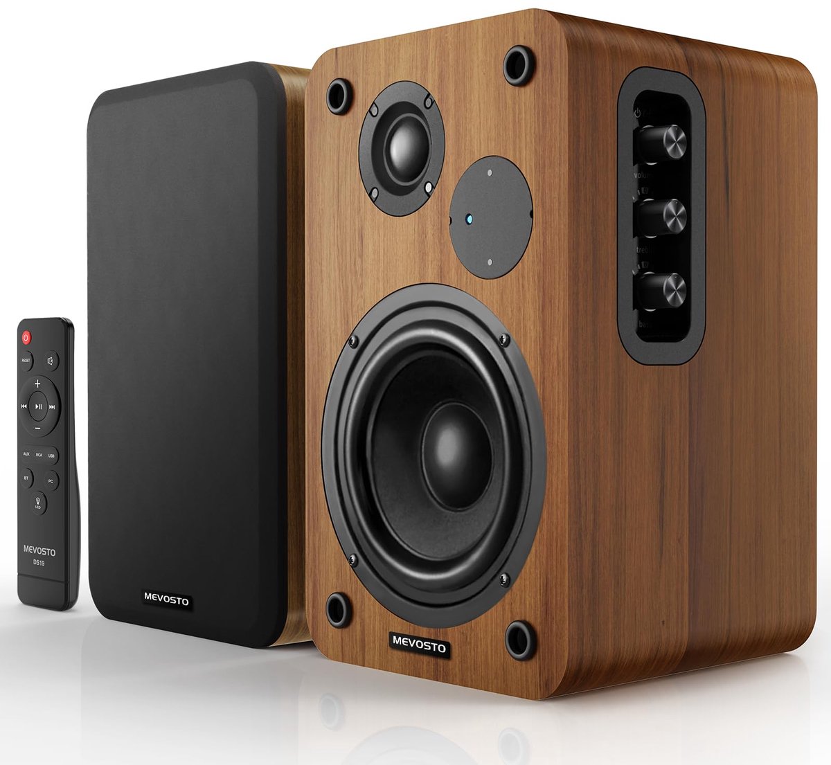 Boekenplank speakers 36W met Bluetooth 5.4 en 5 inch woofer