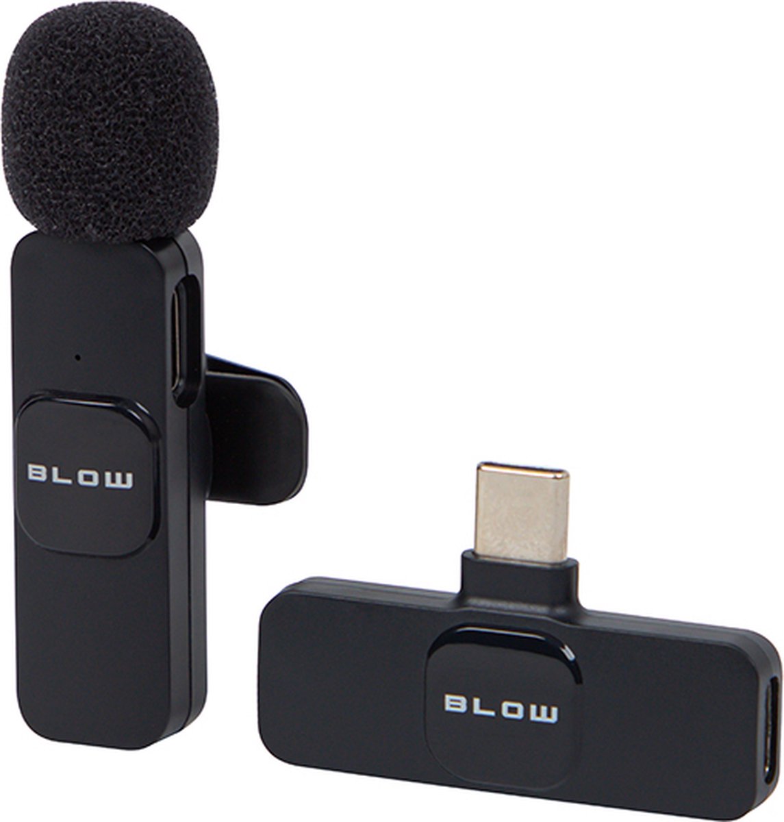 ABC-Led draadloze microfoon met USB-C ontvanger