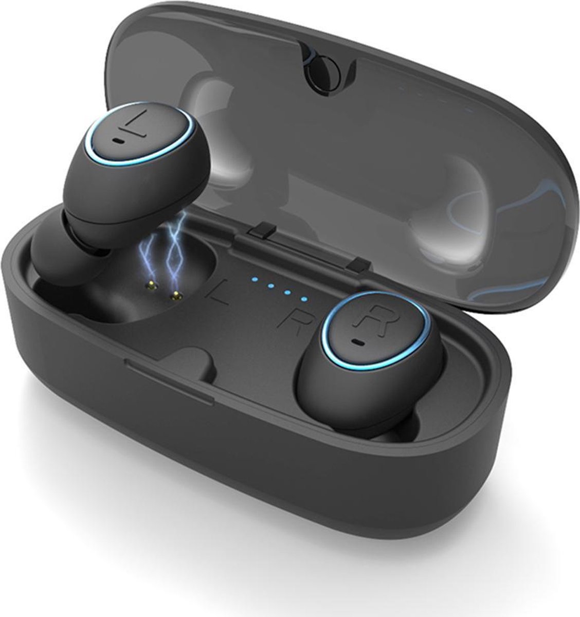 Qbuds draadloze earbuds met extra bass, ideaal om te sporten