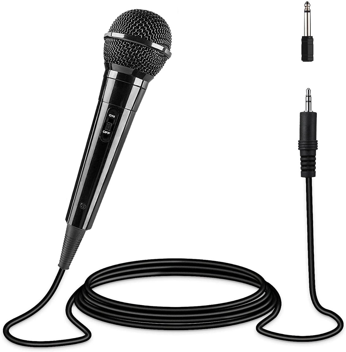 Digital Sound bekabelde karaoke microfoon met 3,5 mm en 6,3 mm jack