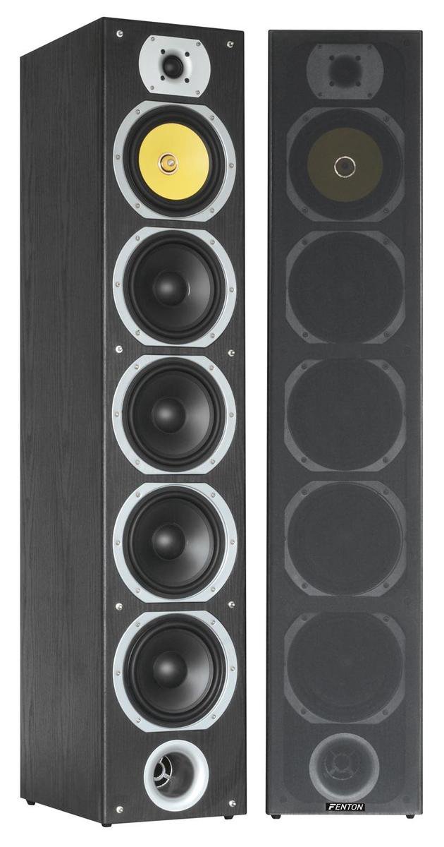 Fenton SHFT57B vloerstaande hifi luidsprekers, set van twee