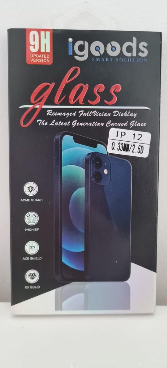 Screenprotector voor iPhone 12