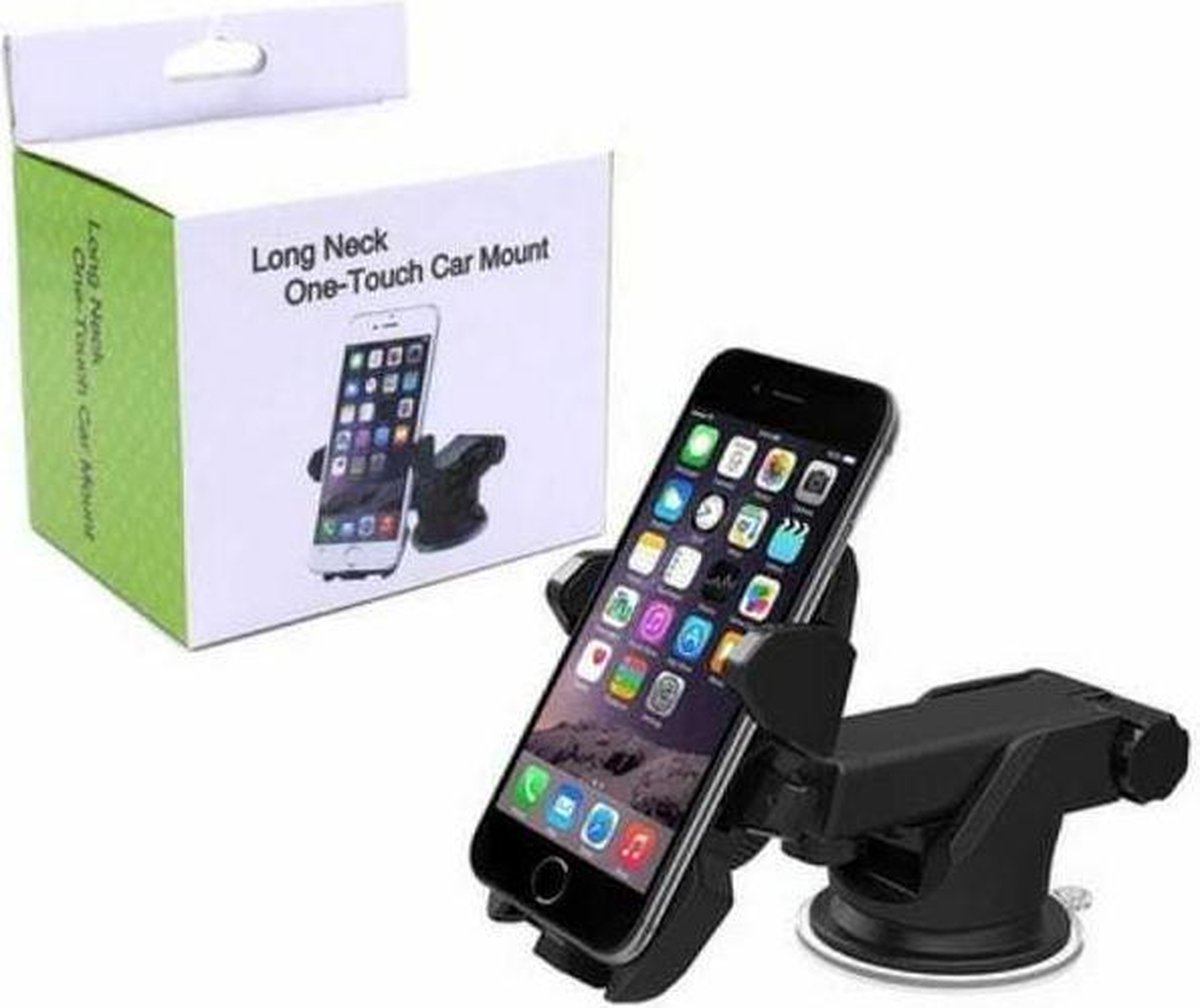 Long neck telefoonhouder auto one touch car mount