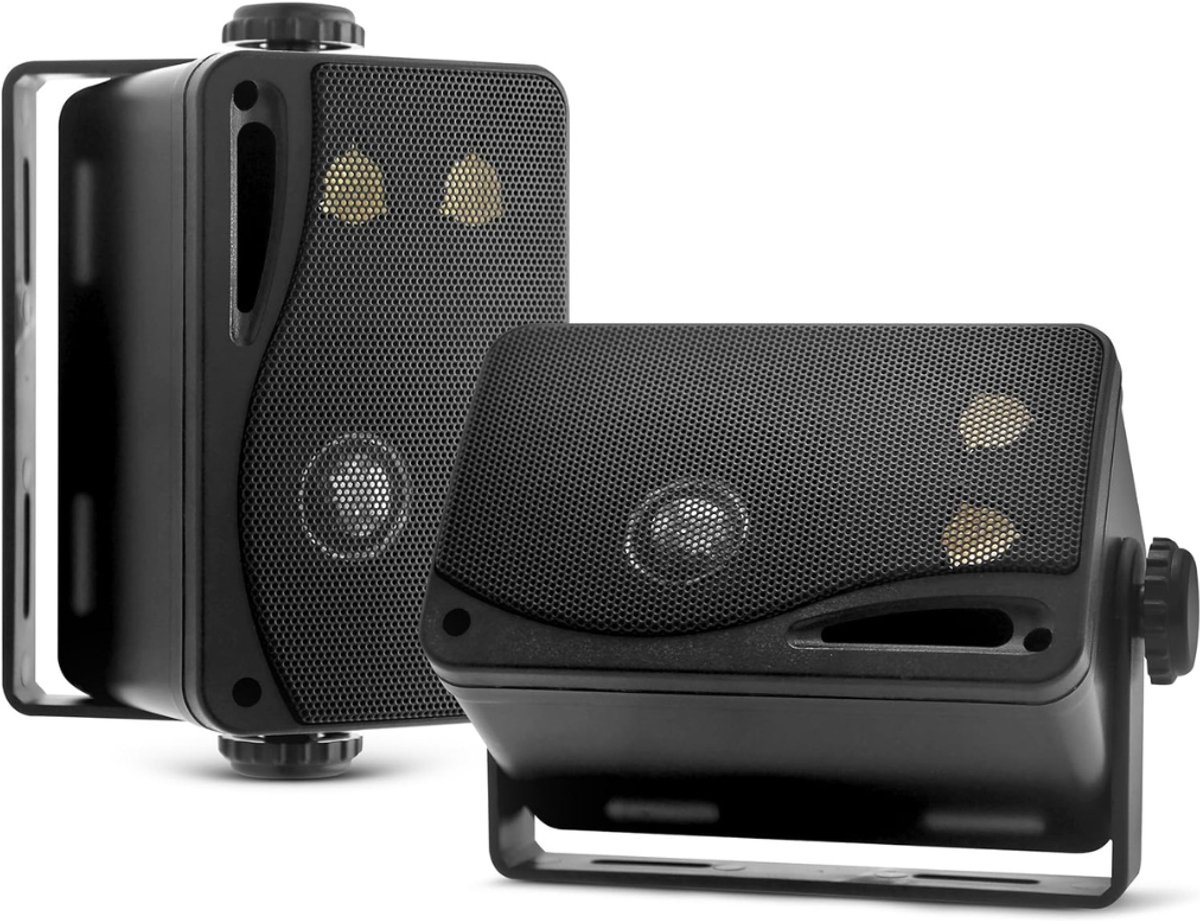 Boekenplank speakers HiFi stereo set, budgetmodel