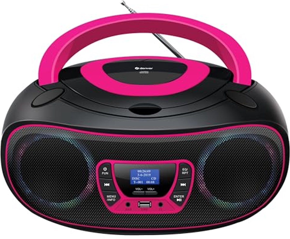 DAB+ radio boombox met cd-speler en bluetooth