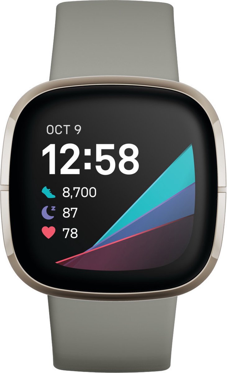 Fitbit Sense smartwatch in het grijs