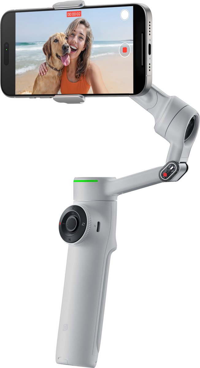 Insta360 Flow 2 Pro smartphone gimbal in het grijs