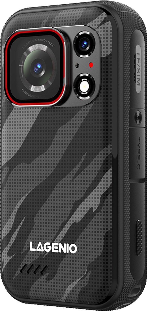Lagenio Eagle Pro Mini rugged smartphone met ingebouwde actioncam