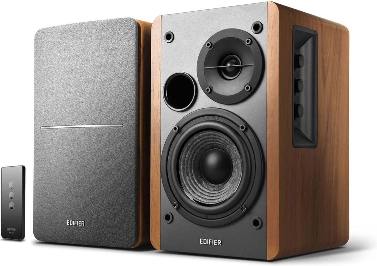 Edifier Studio 1280T luidsprekers, set van twee in bruin